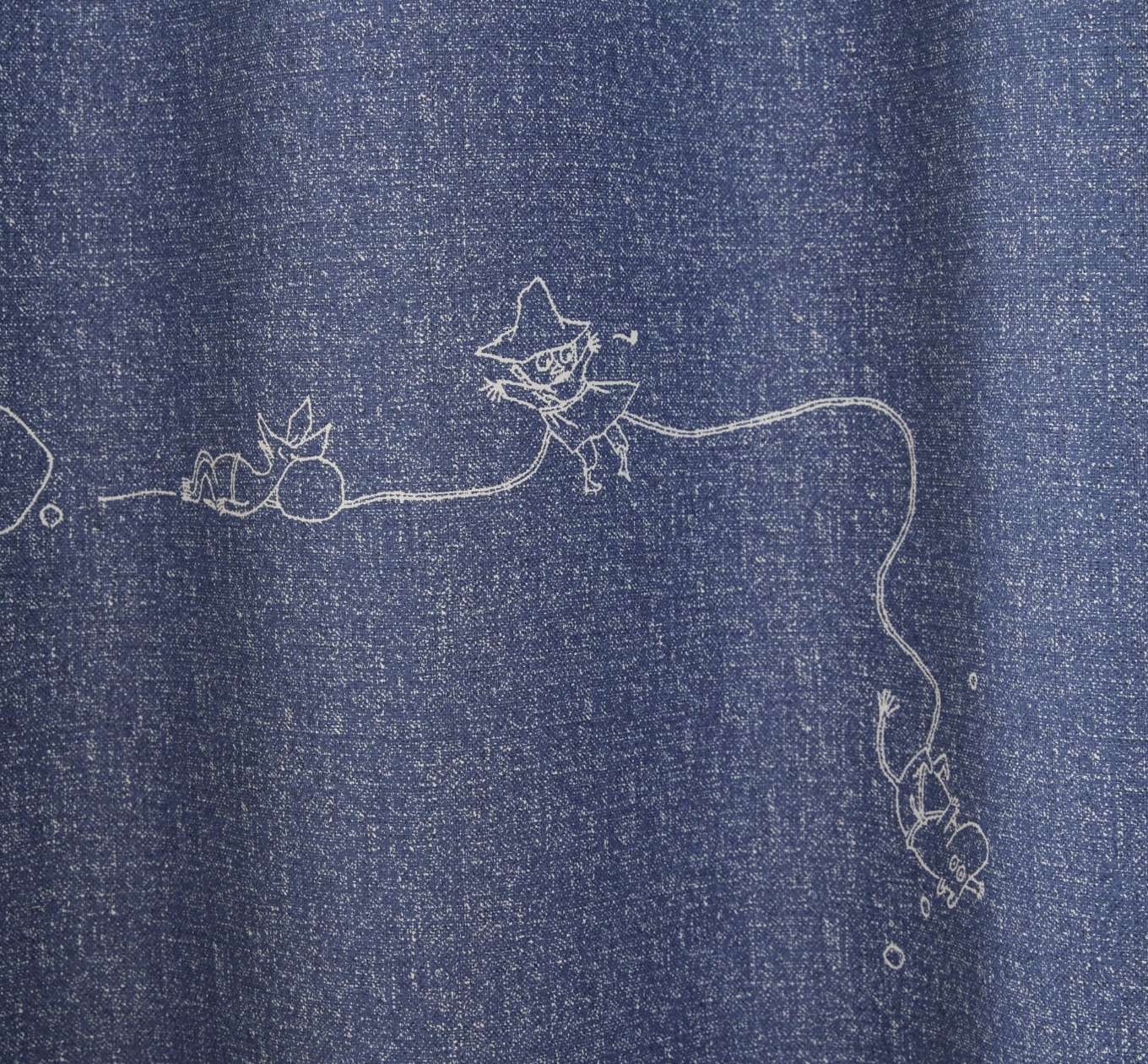 デニムボーダーカーテン