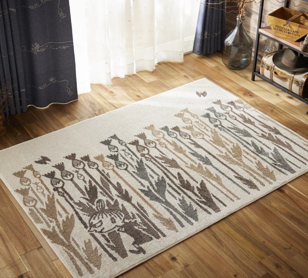 リトルミイワイルドフラワーラグ